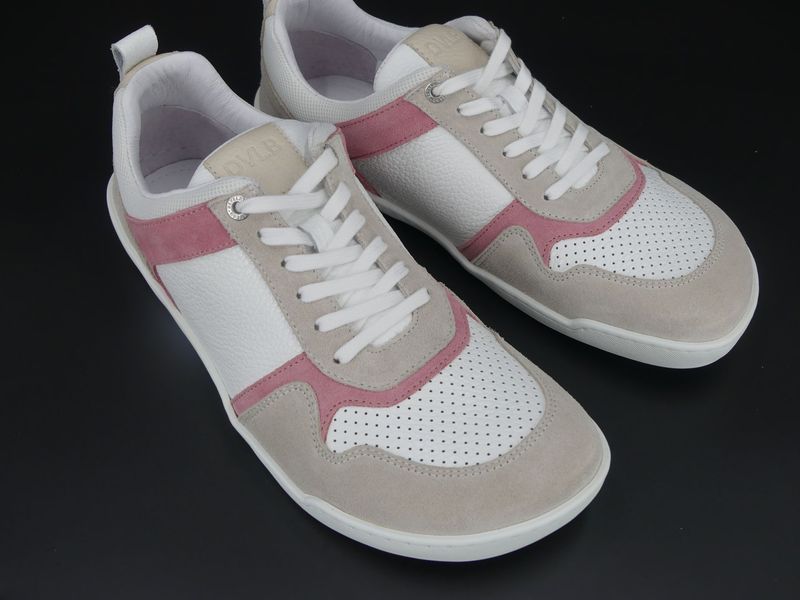 Develab Women’s Sneaker – Pink Fantasy Develab women's barefoot sneaker Pink Fantasy – angled front view