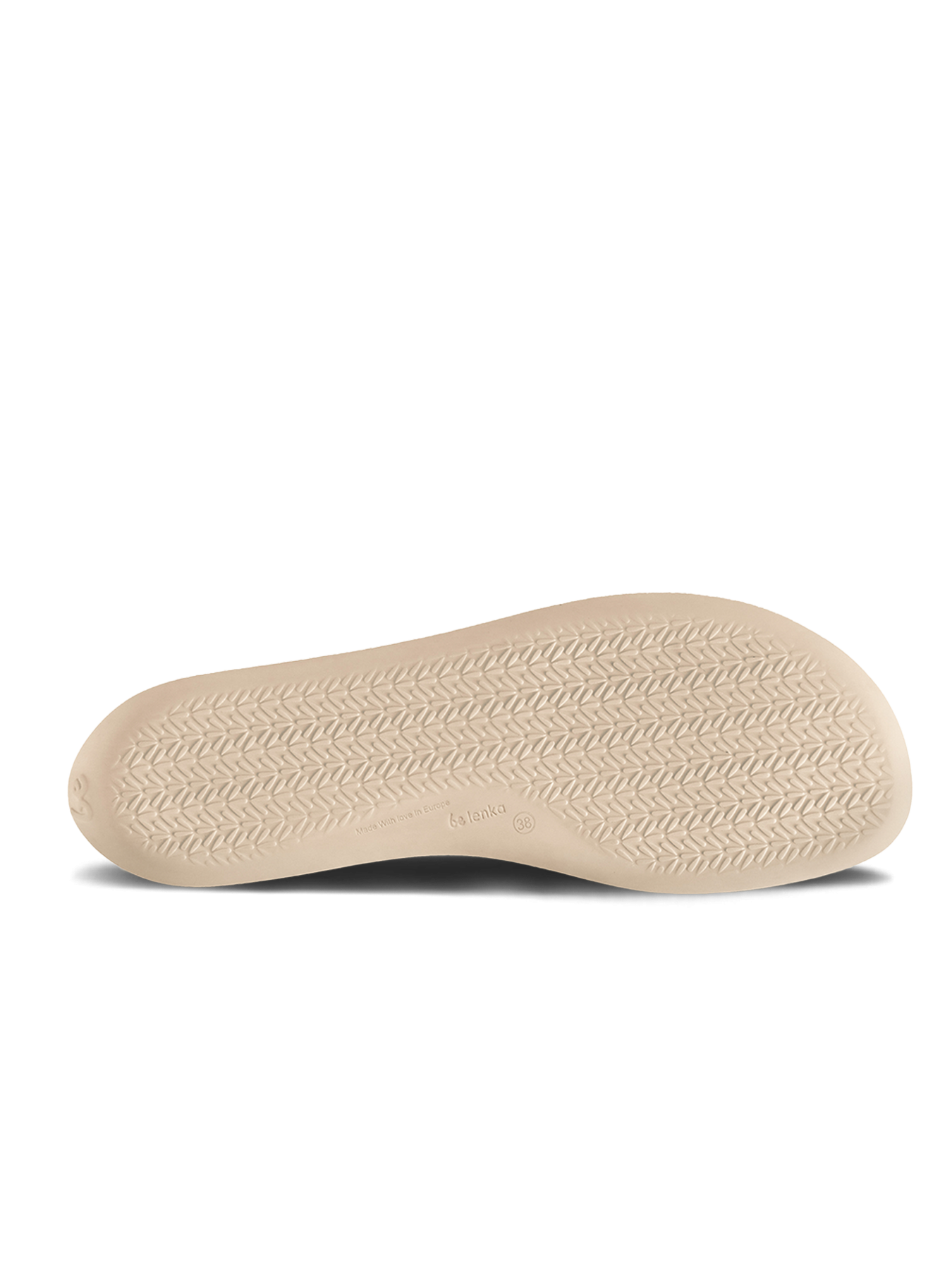 be Lenka Rosaluna Mokassin in Light Beige – eleganter Barfußschuh aus Glattleder mit schwarzer Zehe…