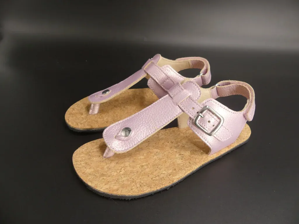 KOEL ABRIANA – Barefoot Sandal Pink Metallic