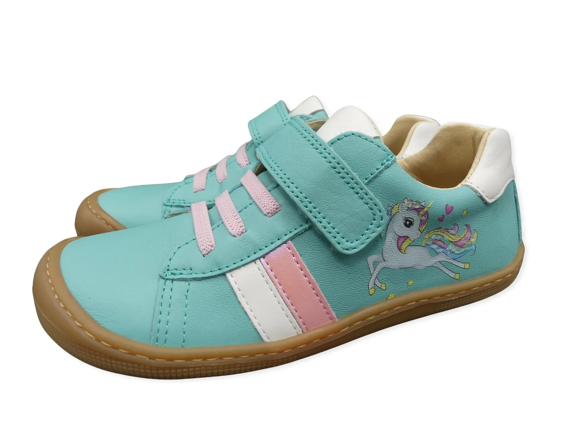 KOEL Dakota Mint Einhorn – Barfußschuh für Kinder