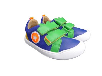 Acebos Klett – Barfußsneaker Cobalto & Weiß für Kinder Acebos Klett – Barfußsneaker Cobalto & Weiß für Kinder