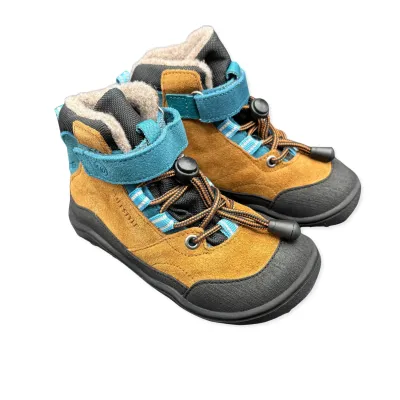 bLIFESTYLE SteinbockSTYLE TEX Haselnuss – Outdoor-Barfußschuh für Kinder und Erwachsene, Seitenansicht
