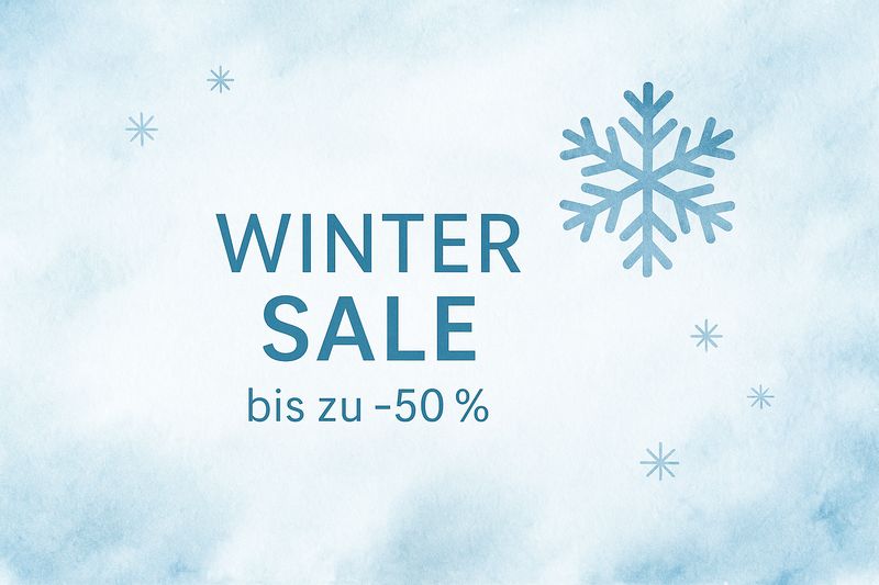 WINTER SALE ❄️ – bis zu 50 %