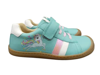 KOEL Dakota Mint Einhorn – Barfußschuh für Kinder