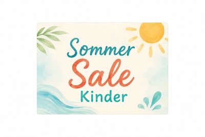 Sommer Sale Kinder mit reduzierten Barfußschuhen für warme Tage
