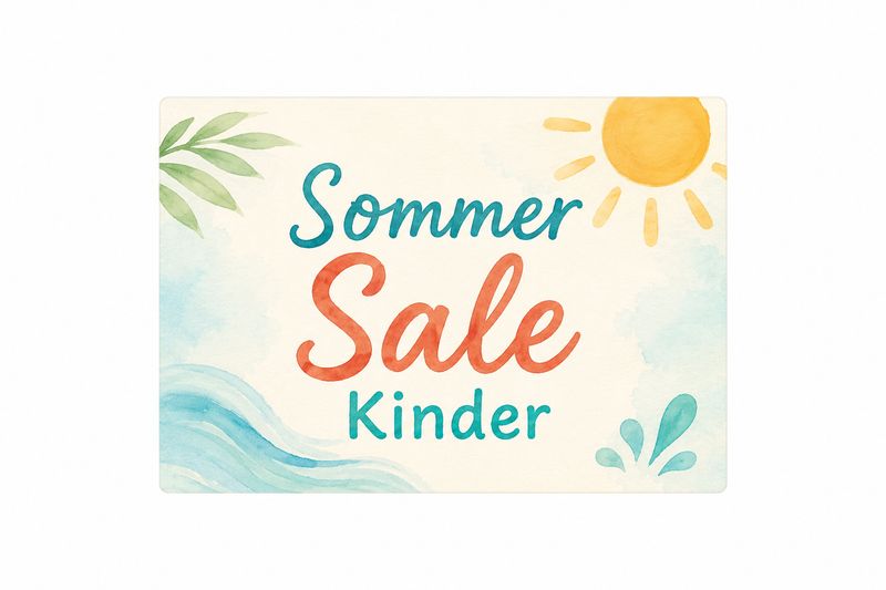 Sommer Sale Kinder mit reduzierten Barfußschuhen für warme Tage