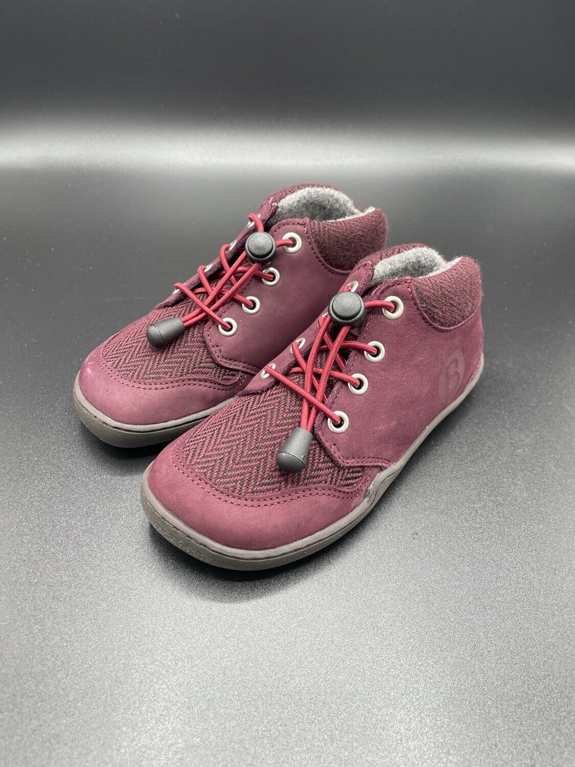 Tapir berry bLifestyle Tapir Berry Kinder-Barfußschuh mit Wollvlies und Schnellverschluss