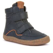 Froddo Barefoot Winterstiefel Navy mit Wollfutter und Profilsohle