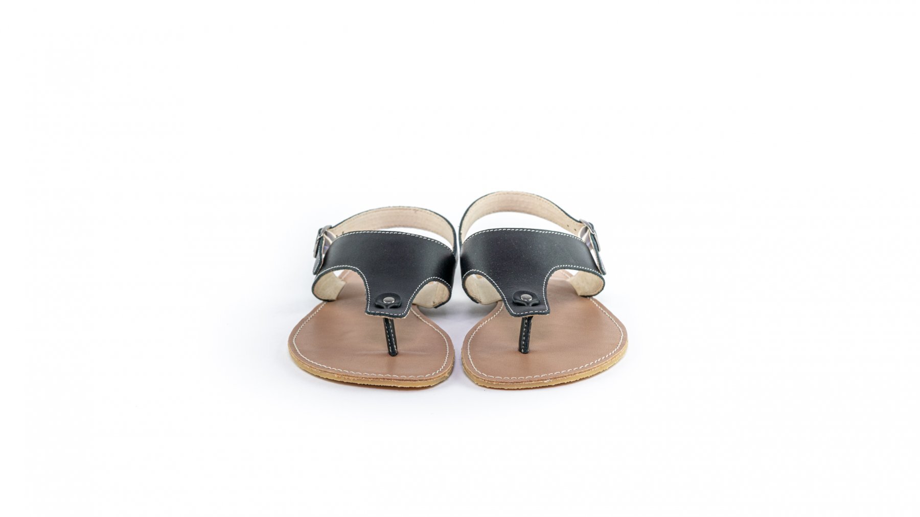 Be Lenka Promenade black Barfuß-Zehensandale für Damen