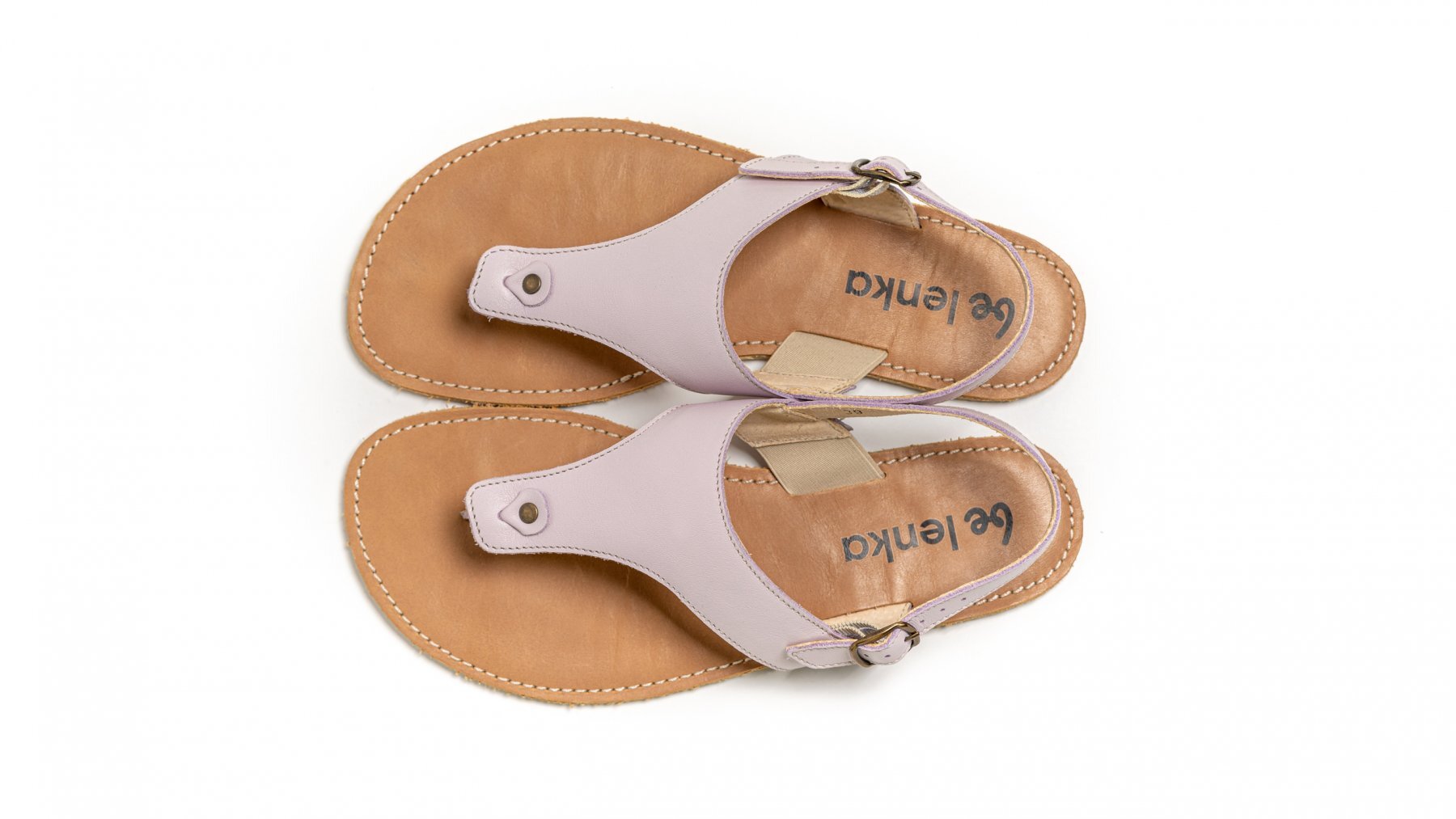 Be Lenka Promenade light lilac Barfuß-Zehensandale für Damen
