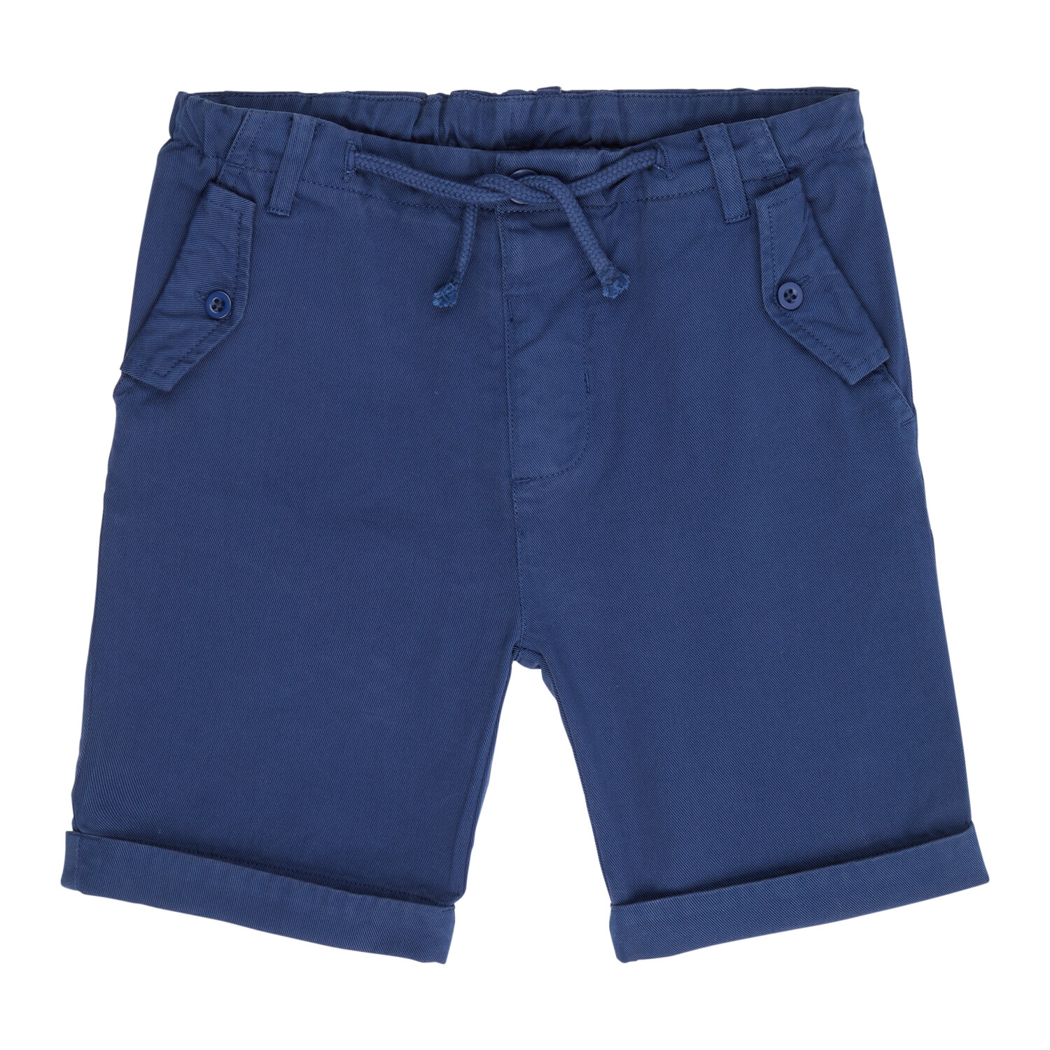 Kinder Shorts Ulli navy Sense Organics kurze Kinderhose mit elastischem Bund und seitlichen Taschen