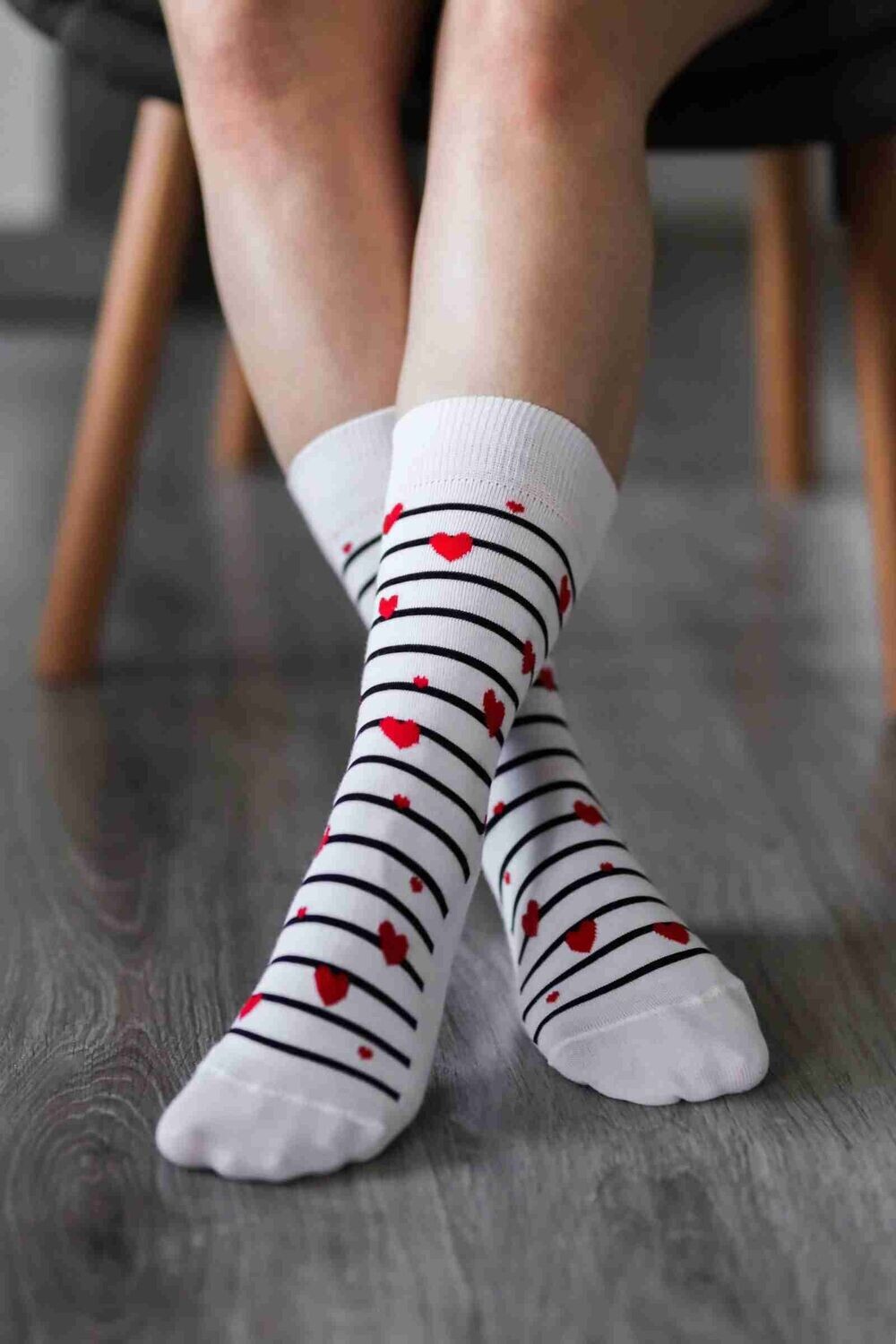 BeLenka Barfußsocken BeLenka Barfußsocken Herzen mit ergonomischer Form und Herzmotiv
