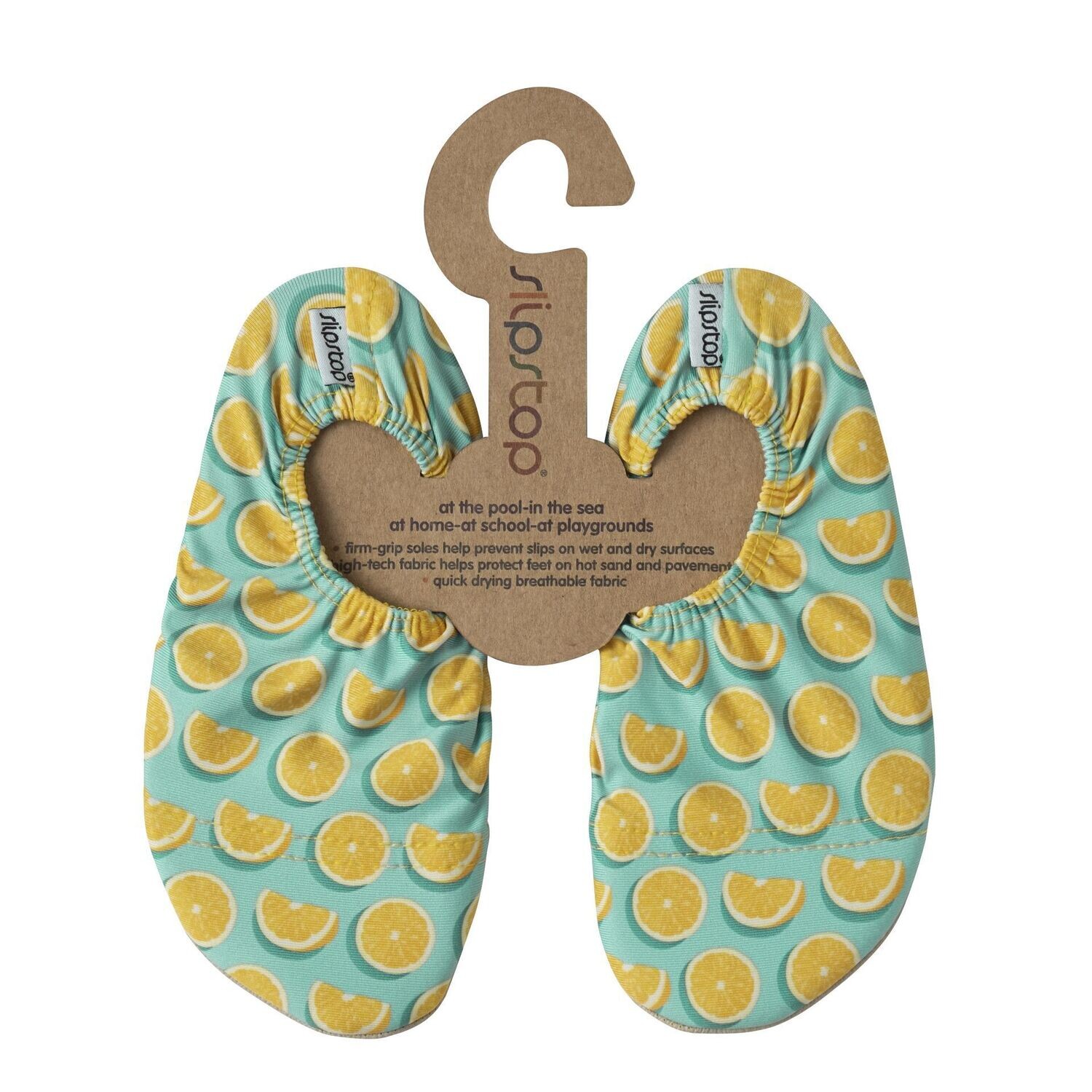 SlipStop Lemon | Badeschuhe Kinder | Zitronen