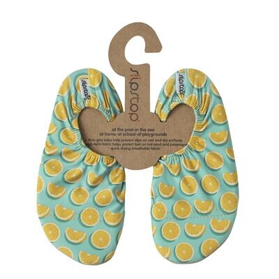 SlipStop Lemon | Badeschuhe Kinder | Zitronen