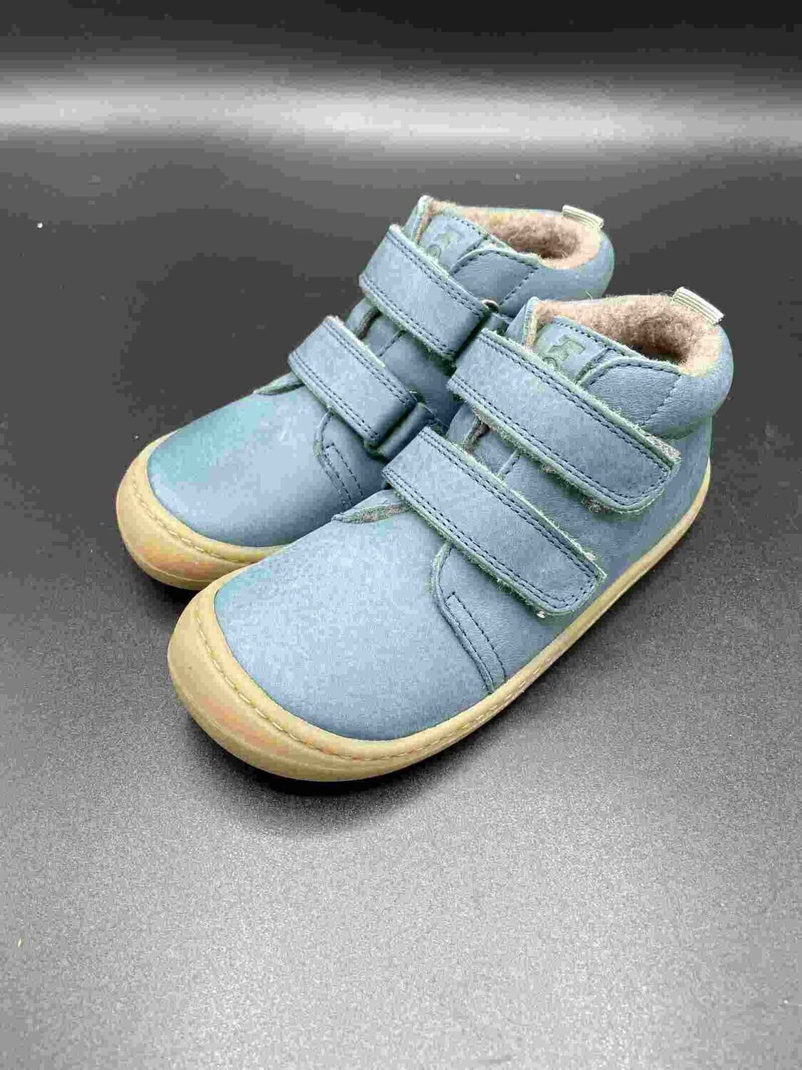 KOEL BOB Hydro Warm Turquoise Kinder-Barfußschuh für Übergang und kühle Tage
