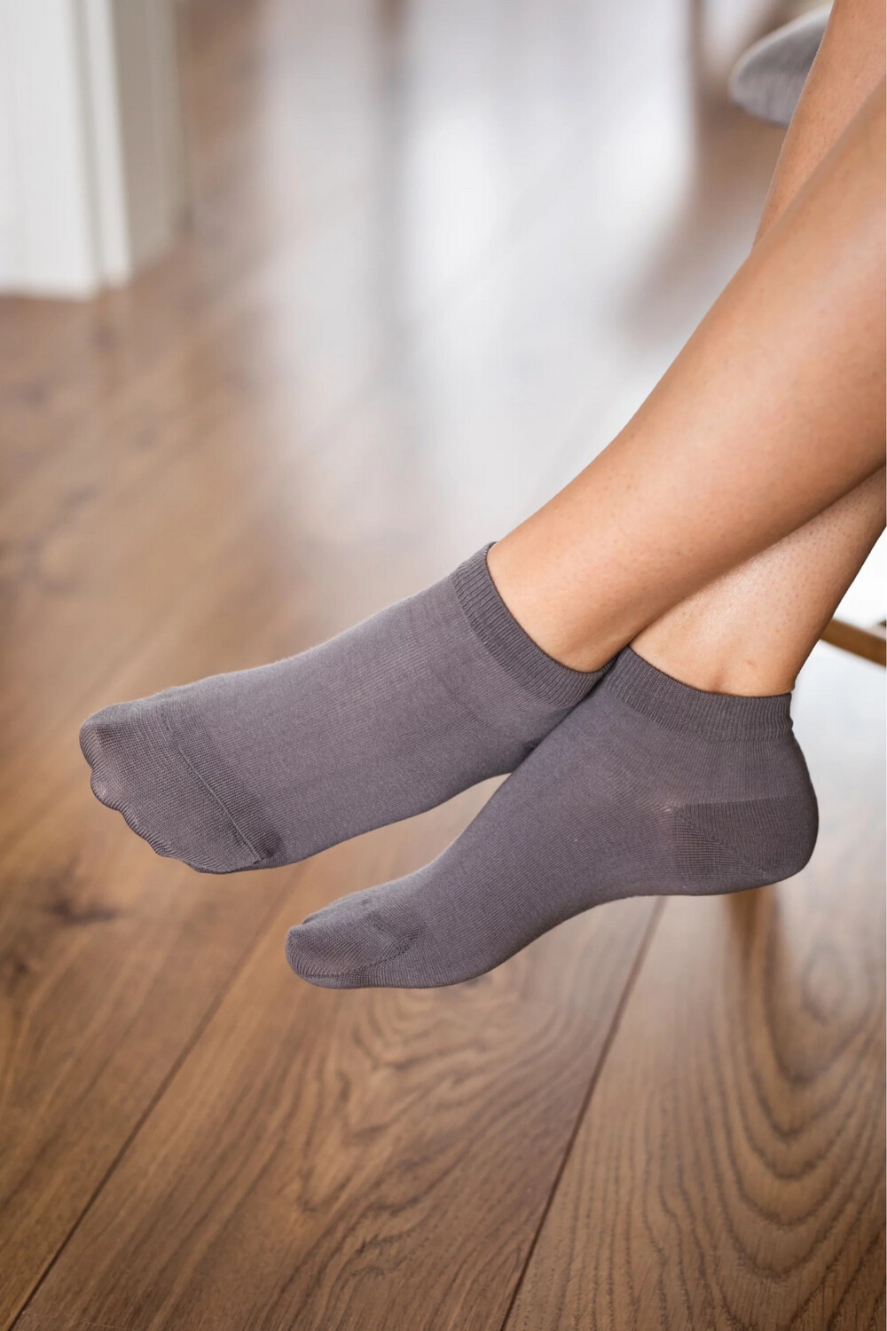 Barfuß-Sneaker-Socken BeLenka grau Barfuß-Sneaker-Socken BeLenka grau, Größe: 43-46