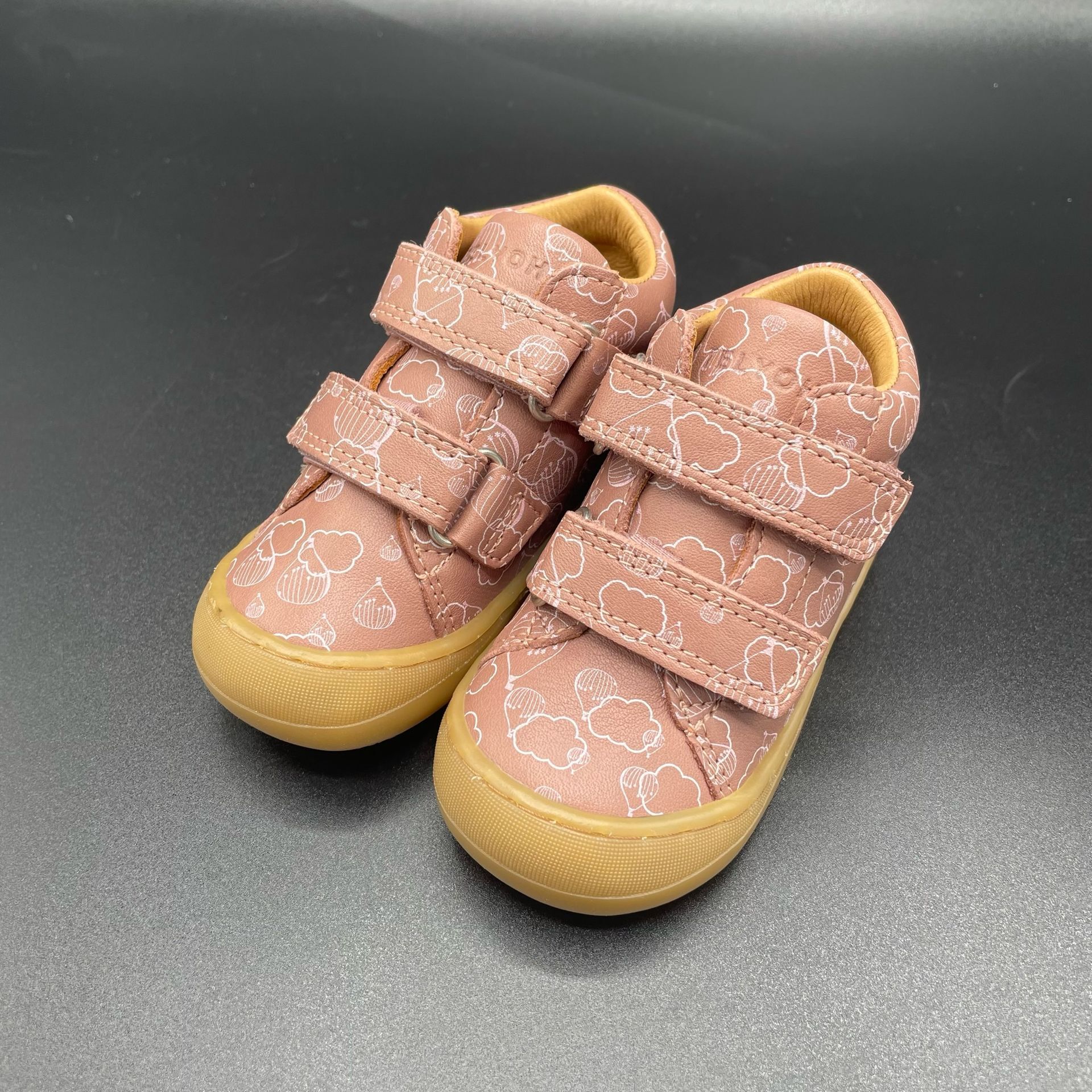 Telyoh Klettschuh Altrosa Barfußschuhe Kinder - Freisteller