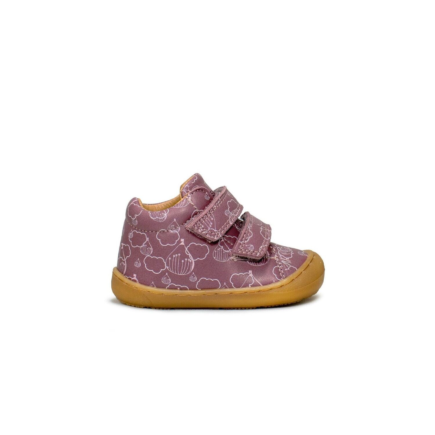 Telyoh Klettschuh Altrosa Barfußschuhe Kinder - Freisteller