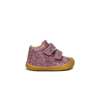 Telyoh - Barfußschuhe Klettverschluss- altrosa heißluftballon Telyoh Klettschuh Altrosa Barfußschuhe Kinder - Freisteller