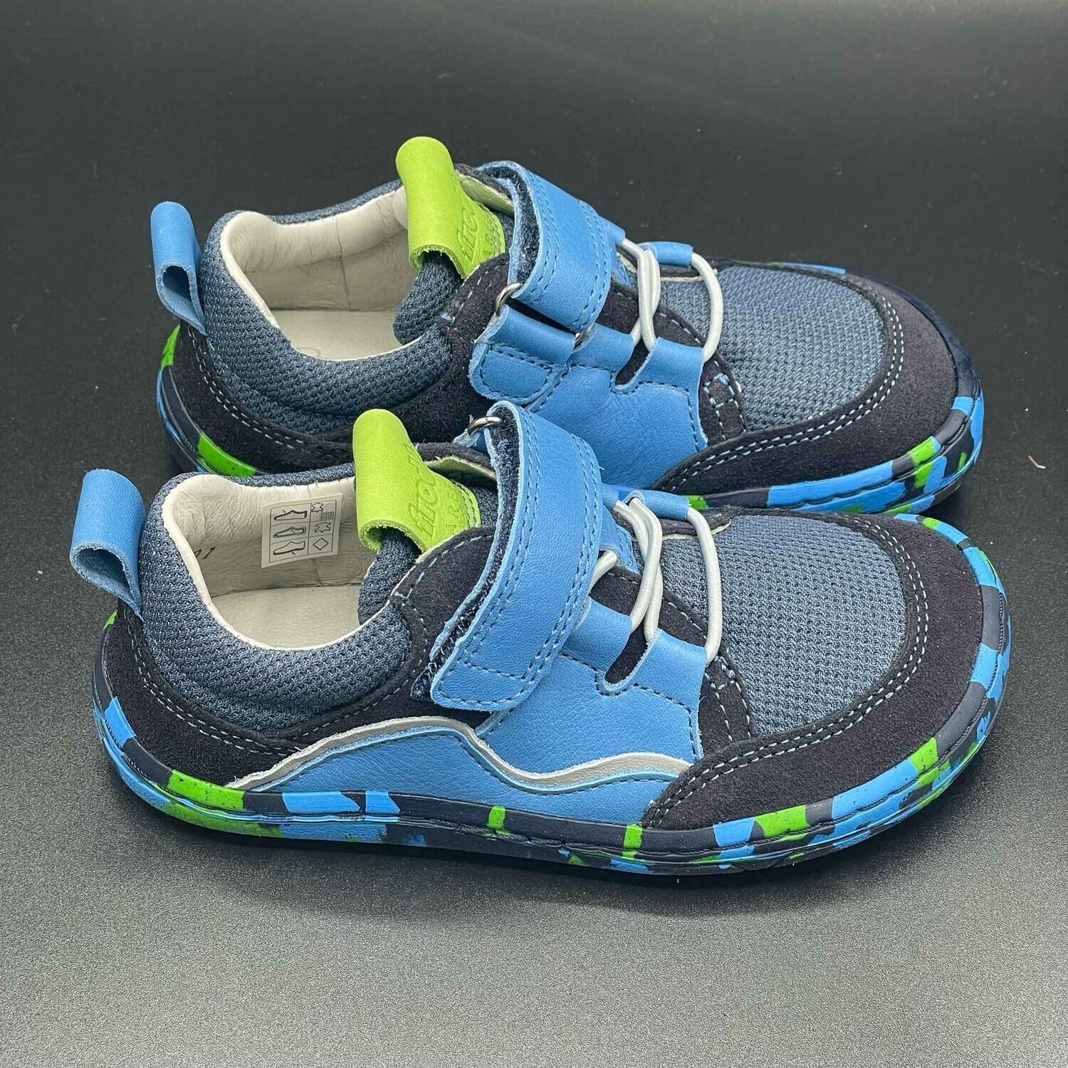 Froddo Sneaker ~ dark blue Froddo Sneaker Dark Blue Jungen Schuhe wasserabweisend mit Terracare Leder und Mesh