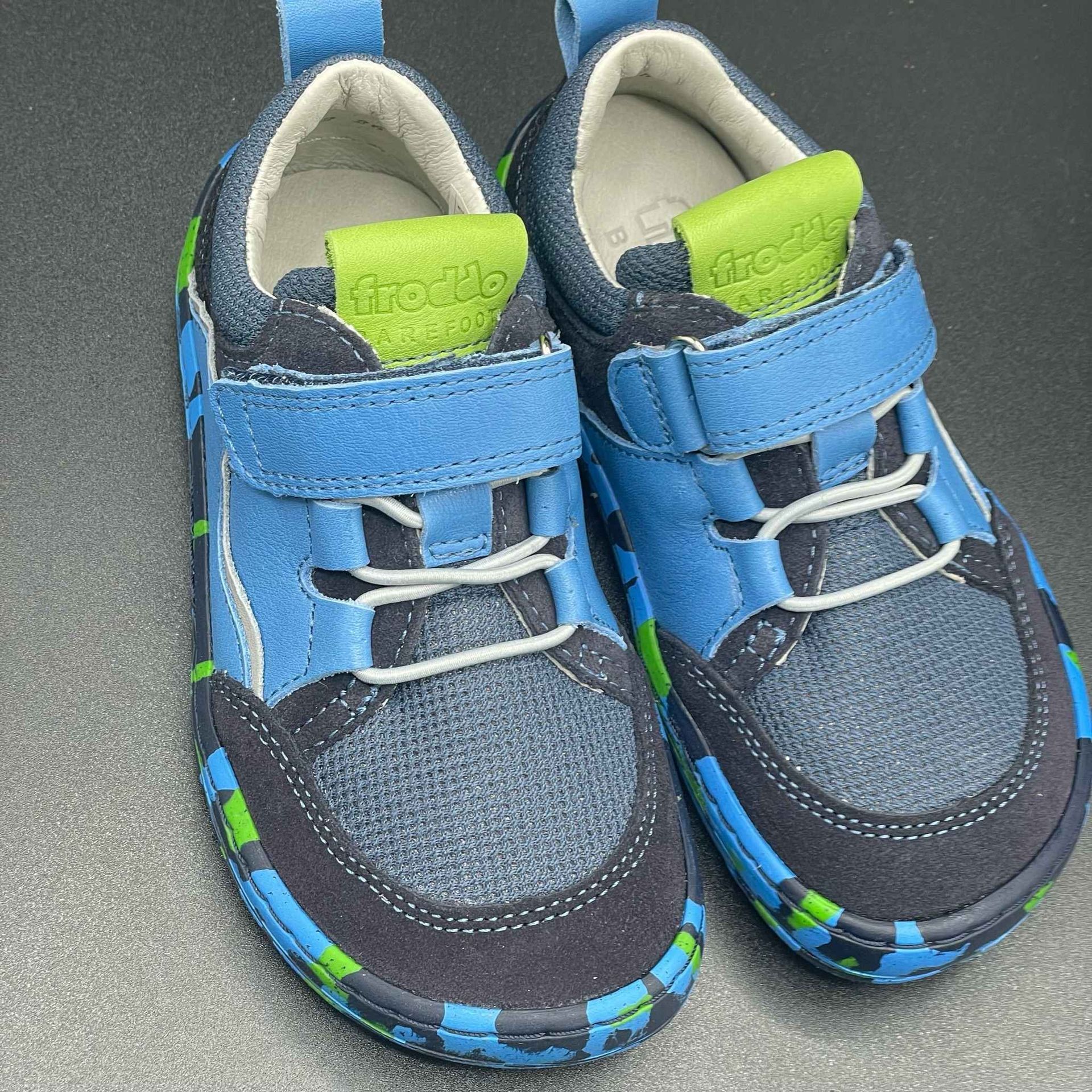 Froddo Sneaker Dark Blue Jungen Schuhe wasserabweisend mit Terracare Leder und Mesh