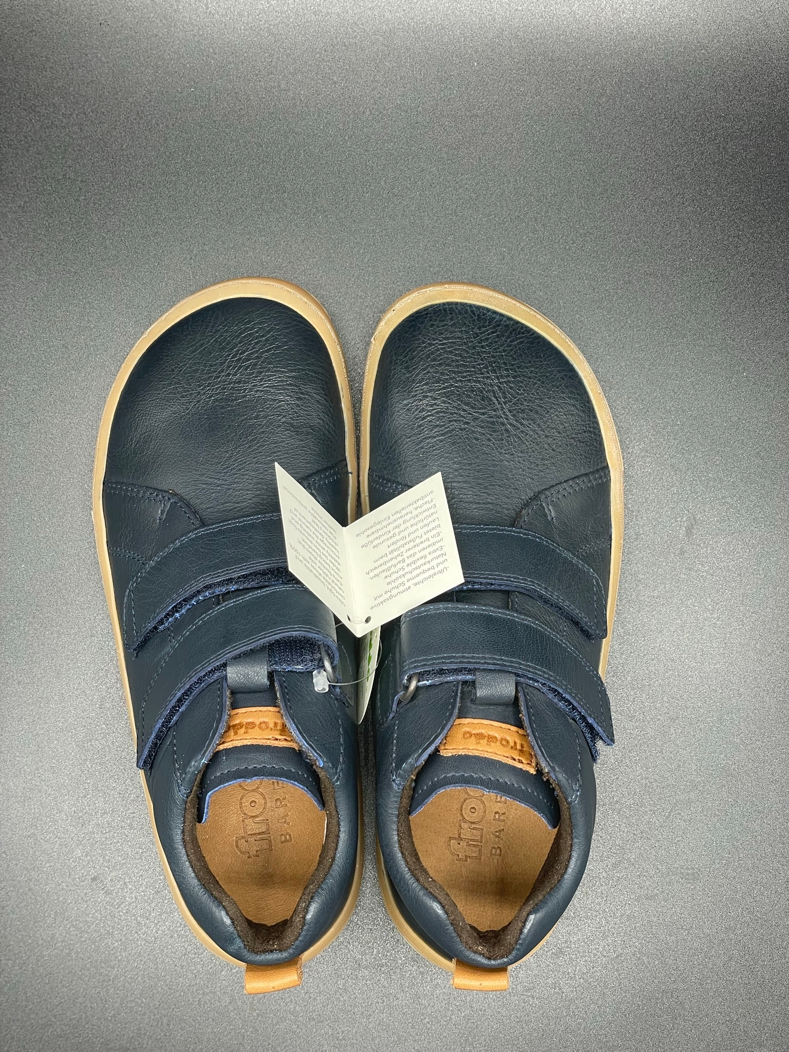 Froddo Barfußschuhe halbhoch Dunkelblau aus Leder für Kinder im Alltag