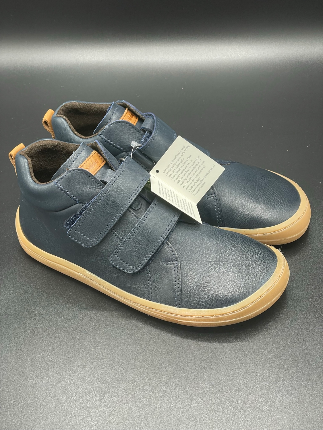 Froddo Barfußschuhe halbhoch - dunkelblau Froddo Barfußschuhe halbhoch Dunkelblau aus Leder für Kinder im Alltag