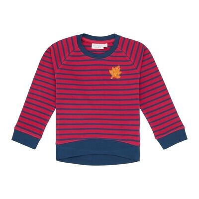 Sense Organics DENA berry-navy Mädchen-Langarmshirt aus Bio-Baumwolle