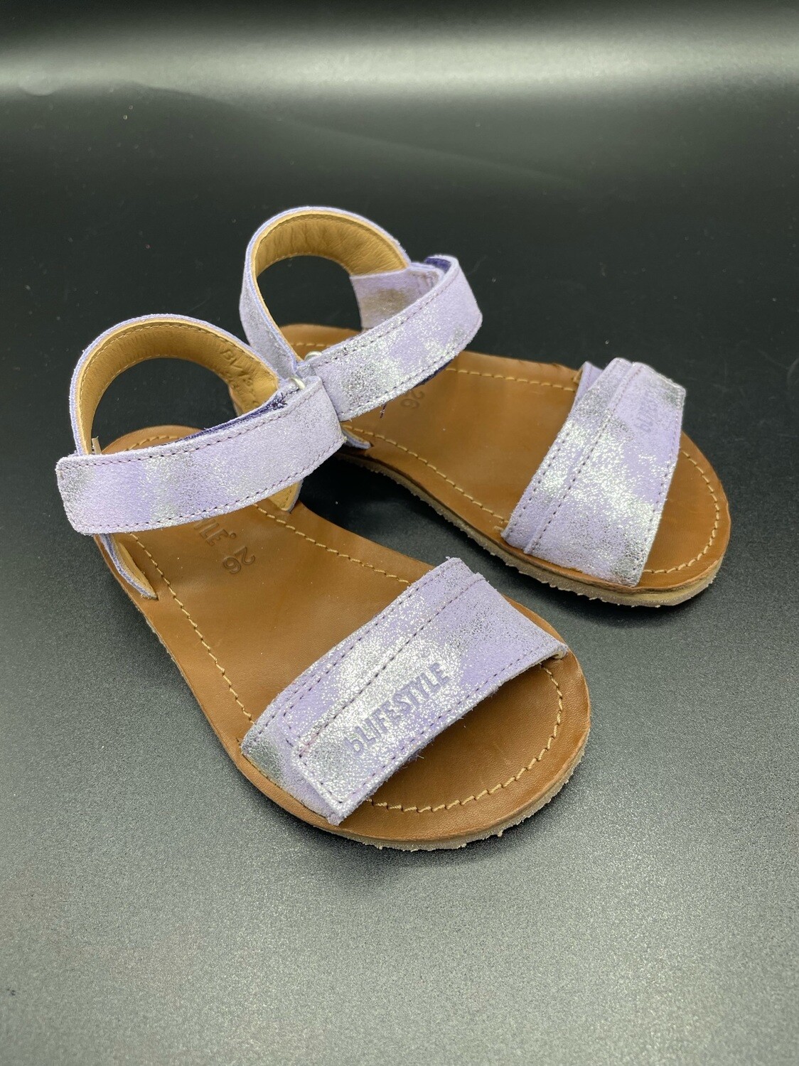 bLifestyle Bio Napaea Lavendel Glitzer Kindersandale
