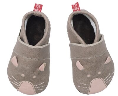 Anna und Paul Krabbelschuhe Maus stein Anna und Paul Krabbelschuhe Maus stein