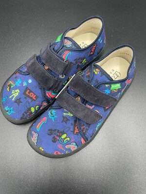 Froddo Canvas Sneaker blue+ Froddo Canvas Sneaker Blue Kinder-Barfußschuh aus Textil