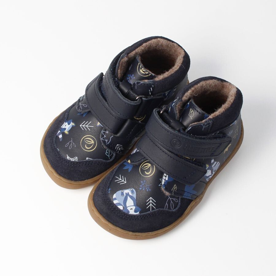 bLifestyle RACCOON Wintermarine warmer Kinder-Barfußschuh Größe 24