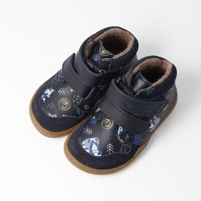 bLifestyle RACCOON Wintermarine warmer Kinder-Barfußschuh Größe 24
