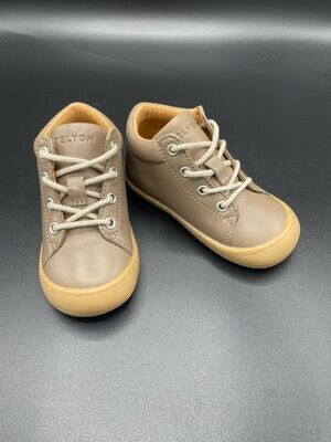 Telyoh - Lauflerner Schnürer - grey (taupe) Telyoh Lauflerner Schnürer Grey Taupe für schmale Kinderfüße