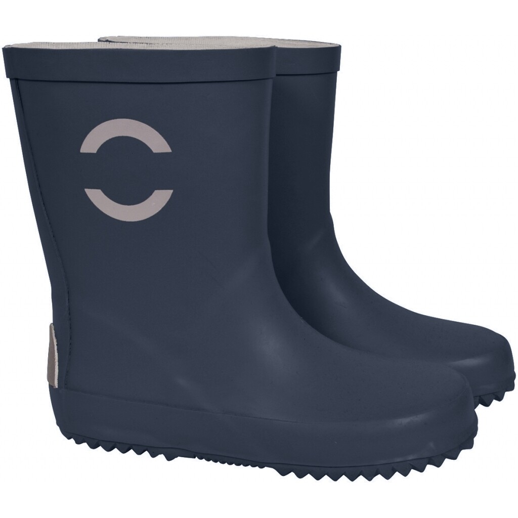 Mikk-Line Wellies Barfuß-Gummistiefel als Paar in Seitenansicht mit flexibler Naturkautschuk-Sohle und breiter Zehenform
