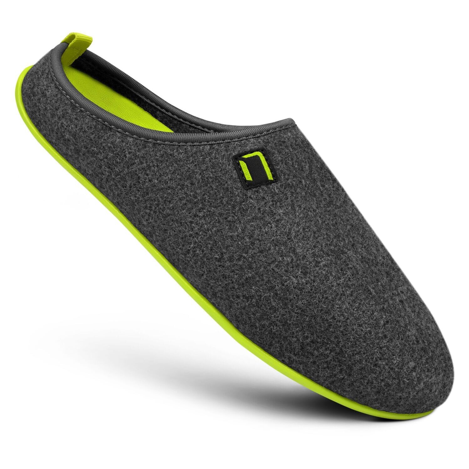 Nanga Wool Slipper grün bequemer Woll-Hausschuh für Zuhause