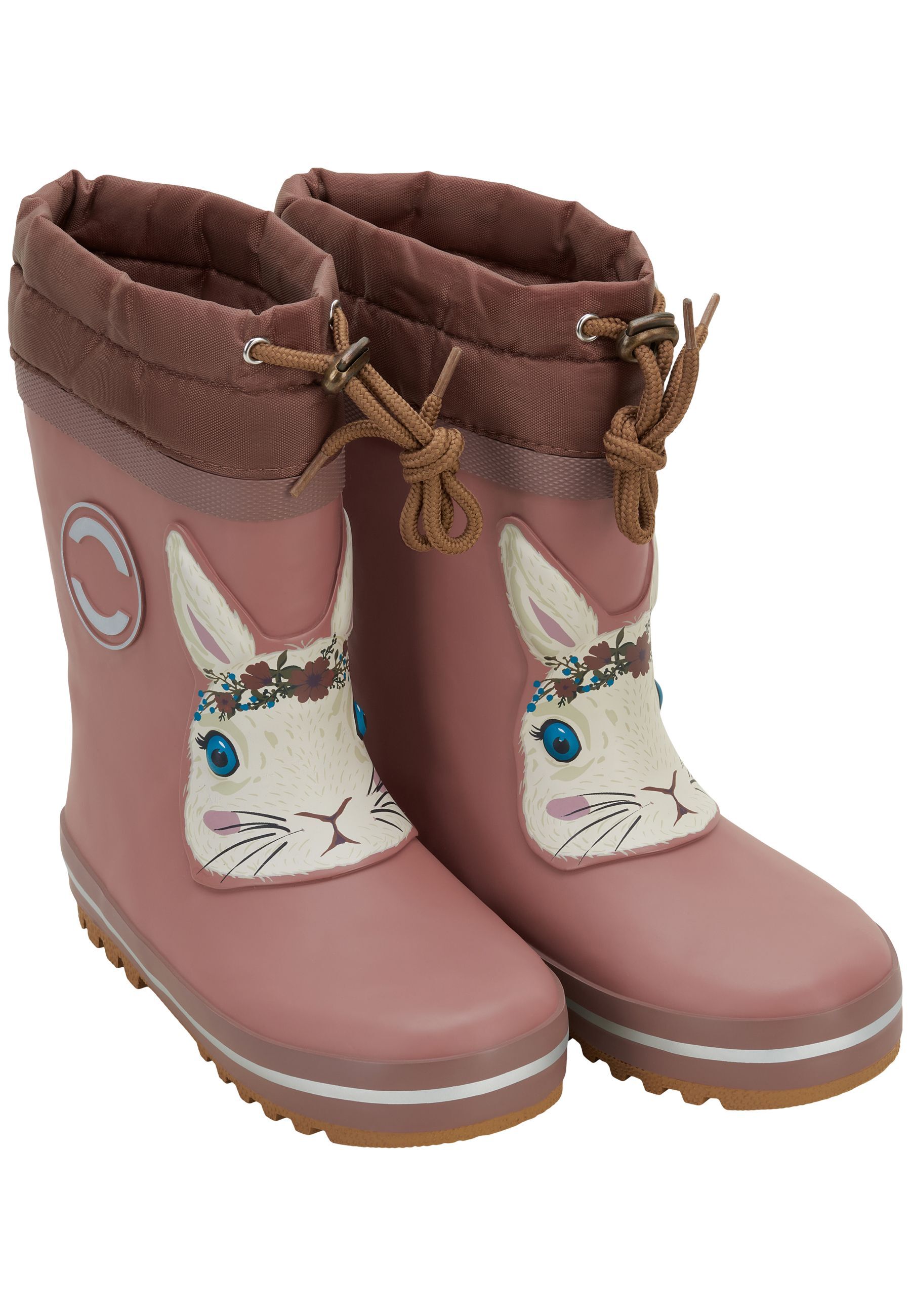 Mikk-Line Winter-Gummistiefel Kinder Burlwood mit 3D-Applikation - Getragen auf der Herbstwiese
