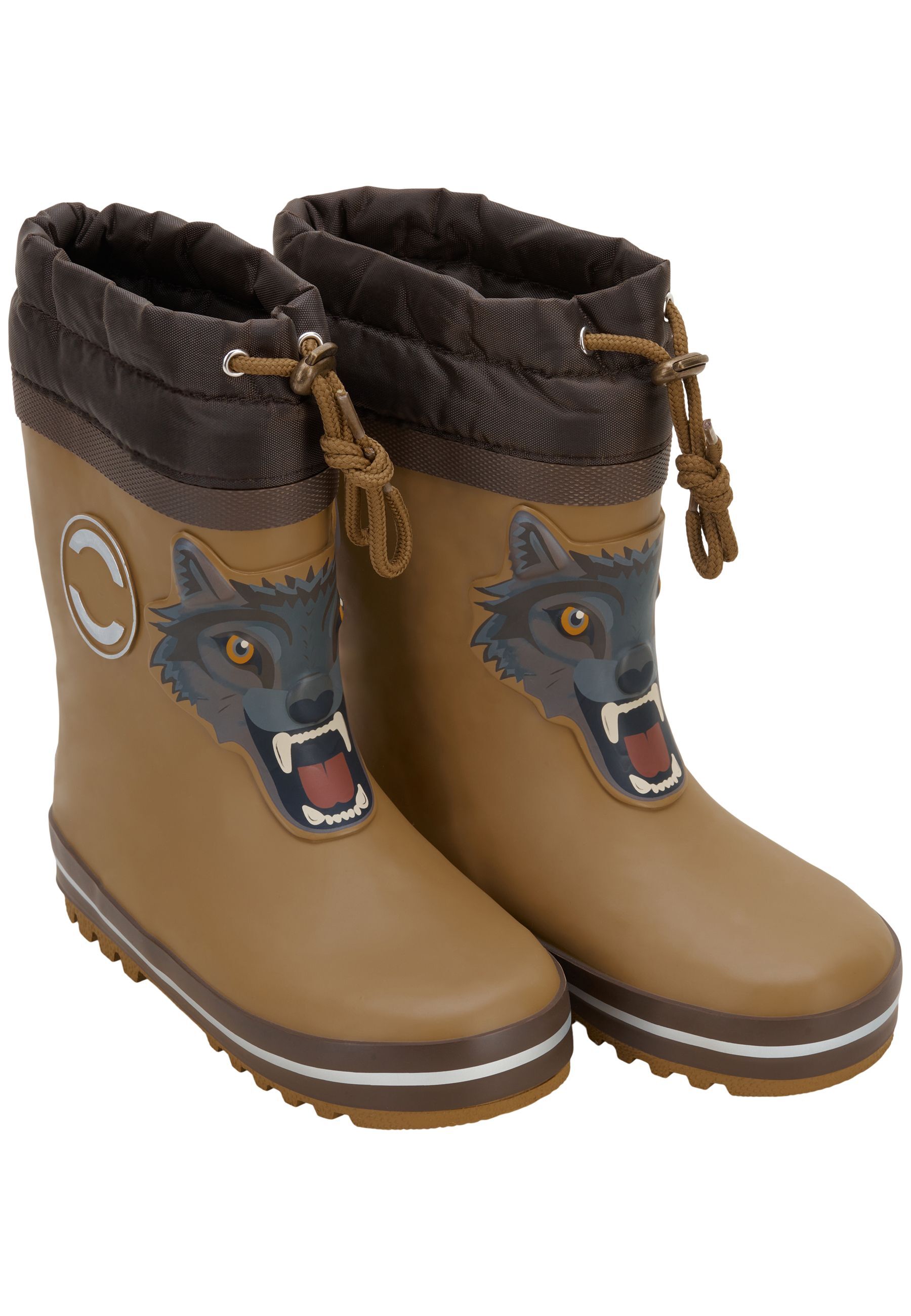Mikk-Line Winter Wellies 3D KELP warme Matschstiefel für Kinder