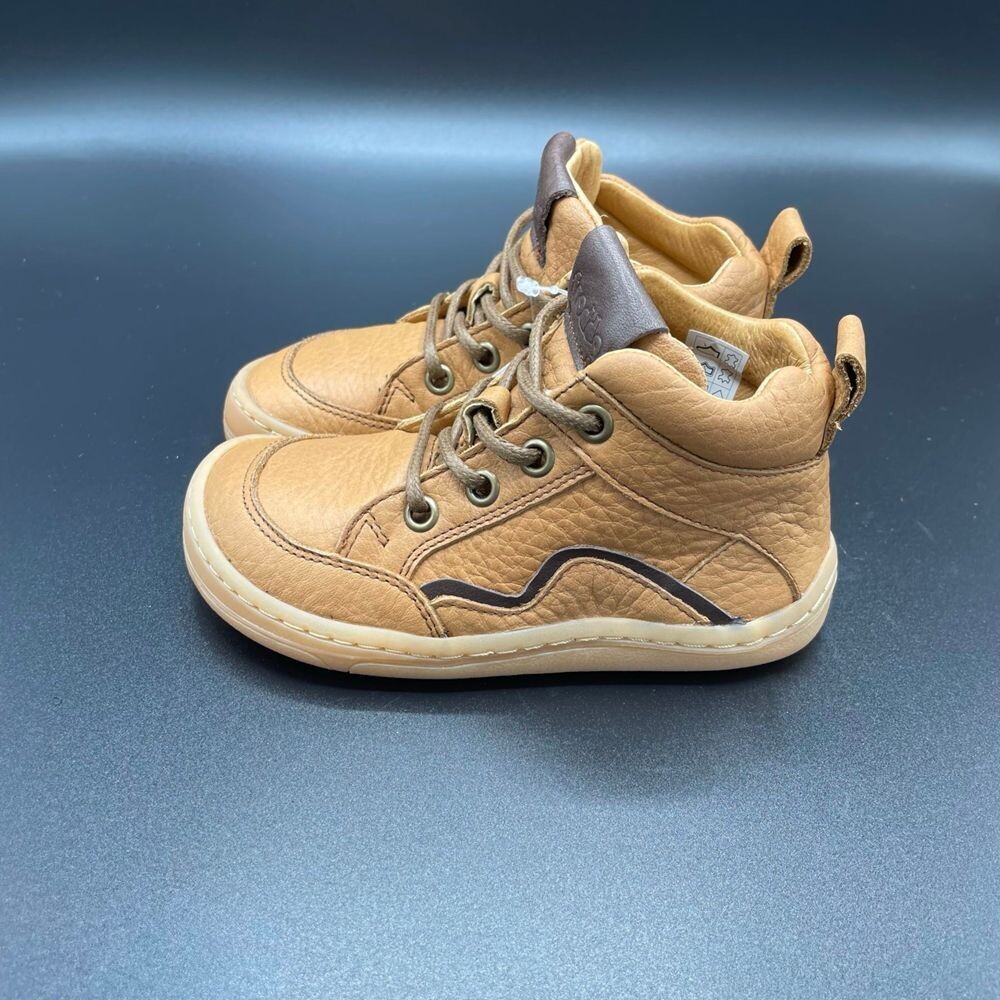 Froddo Barefoot Schnürboots Cognac Froddo Barefoot Schnürschuh Cognac Übergangsschuh für Kinder
