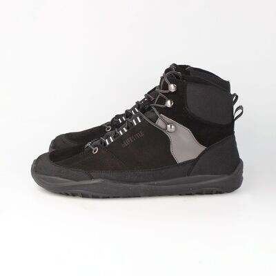 bLifestyle mountainSTYLE TEX schwarz Outdoor-Barfußschuh