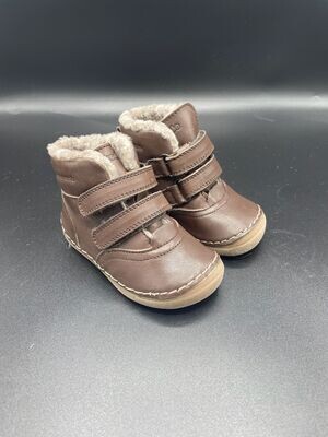 Lauflerner Paix- Winter - Lammfell - brown Froddo Paix Winter Brown Lauflernschuhe Kinder Lammfell