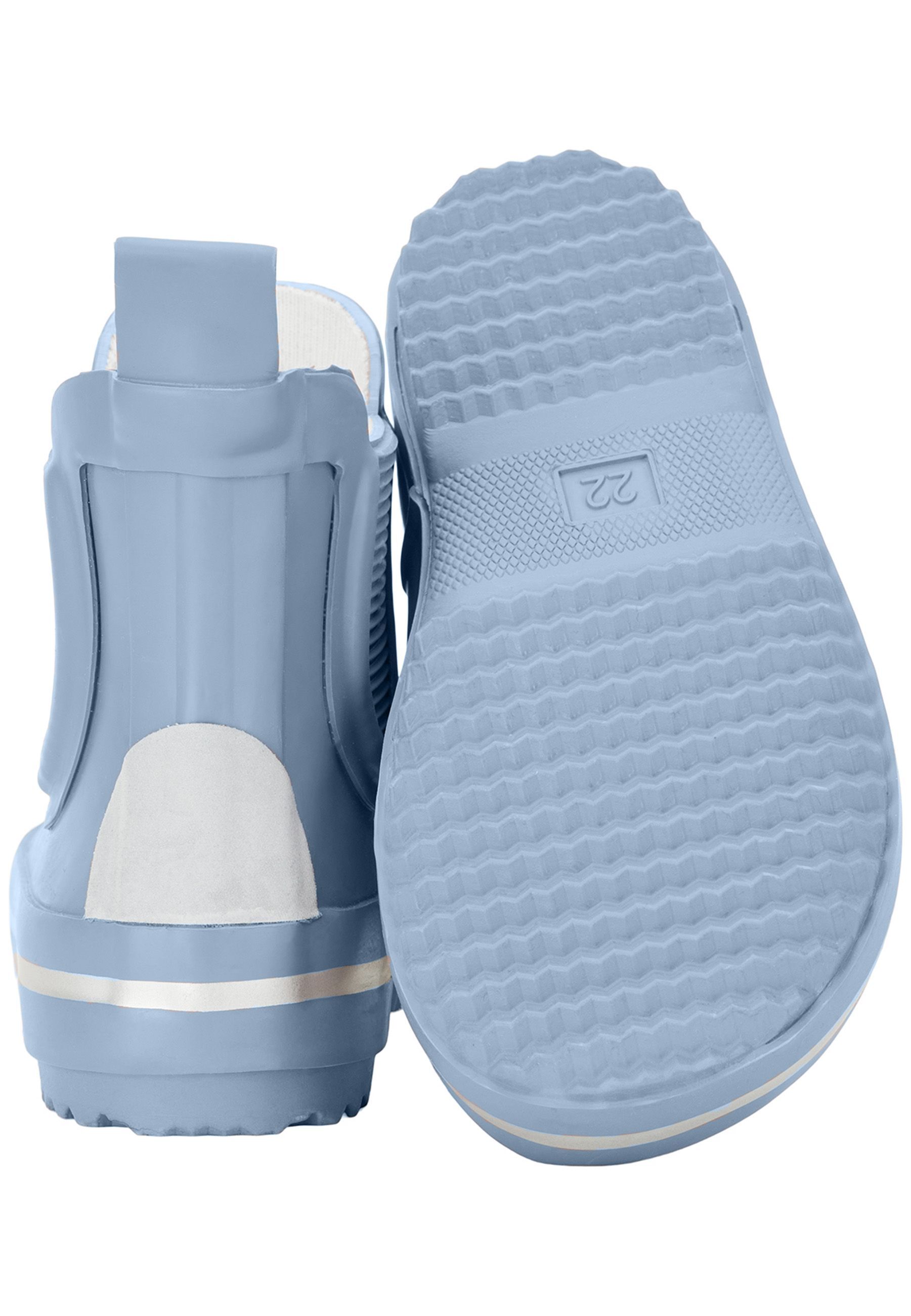 Mikk-Line kurze Wellies Faded Denim für Kleinkinder