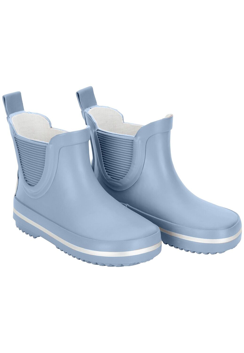 Mikk-Line kurze Wellies Faded Denim für Kleinkinder