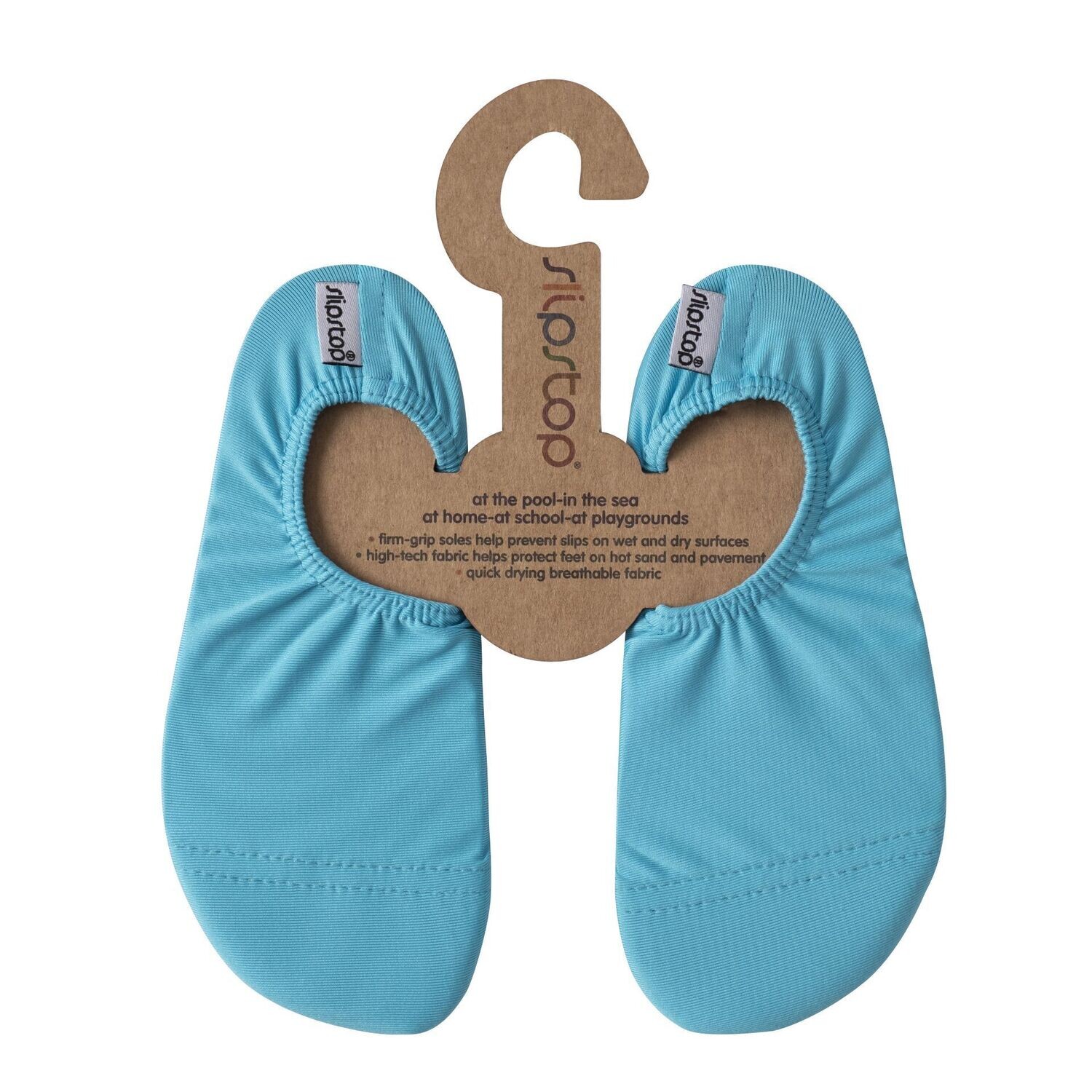 SlipStop Neon Blue Schwimmbad Schuhe Kinder neonblau