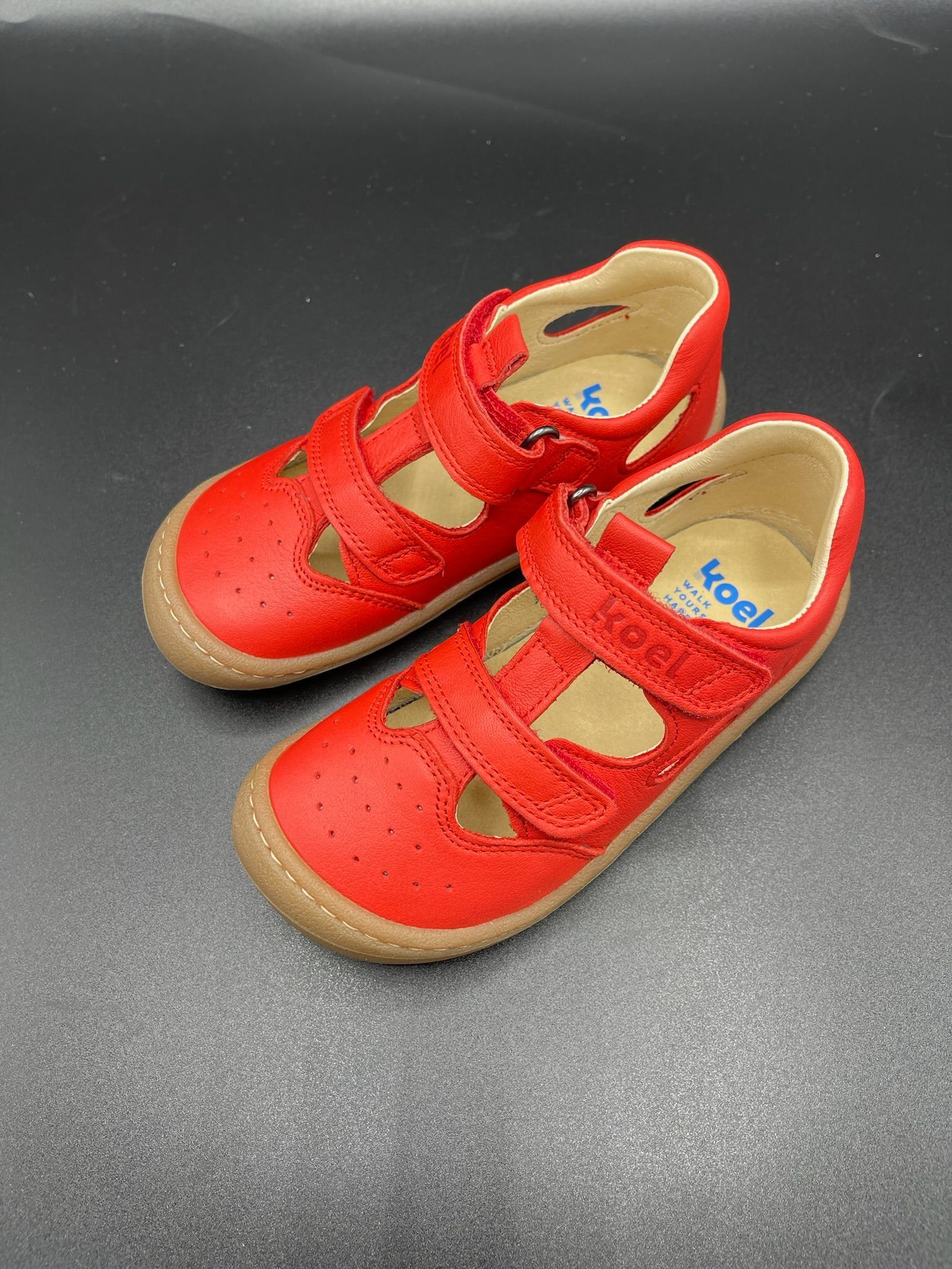 KOEL Barfuß-Sandale Kinder BEP Medium ferrari - rot