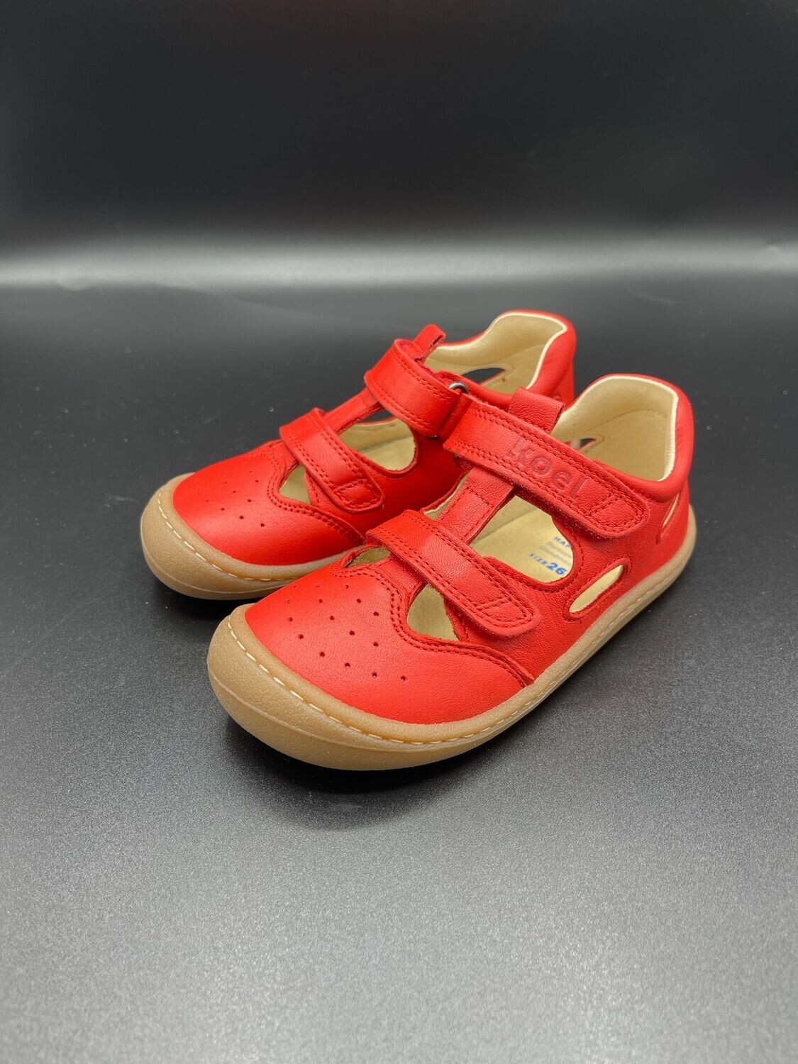 KOEL Barfuß-Sandale Kinder BEP Medium ferrari - rot