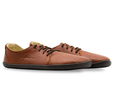 Aylla Inca Braun Business Barfußschuhe Herren