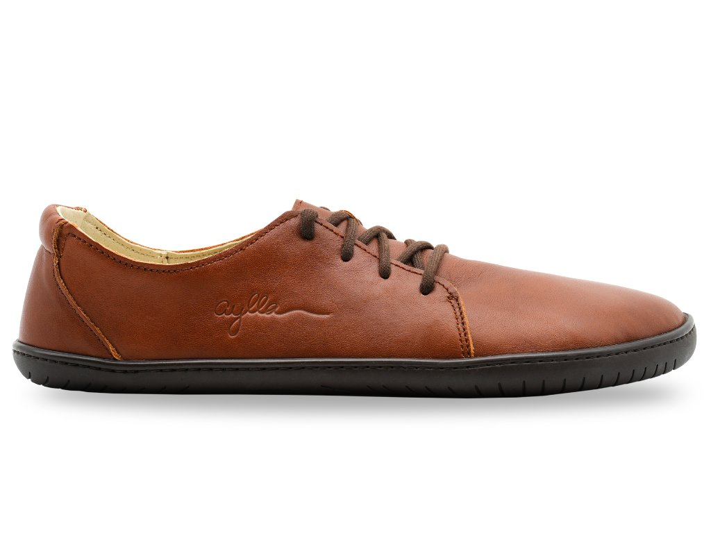 Aylla Inca Braun Business Barfußschuhe Herren
