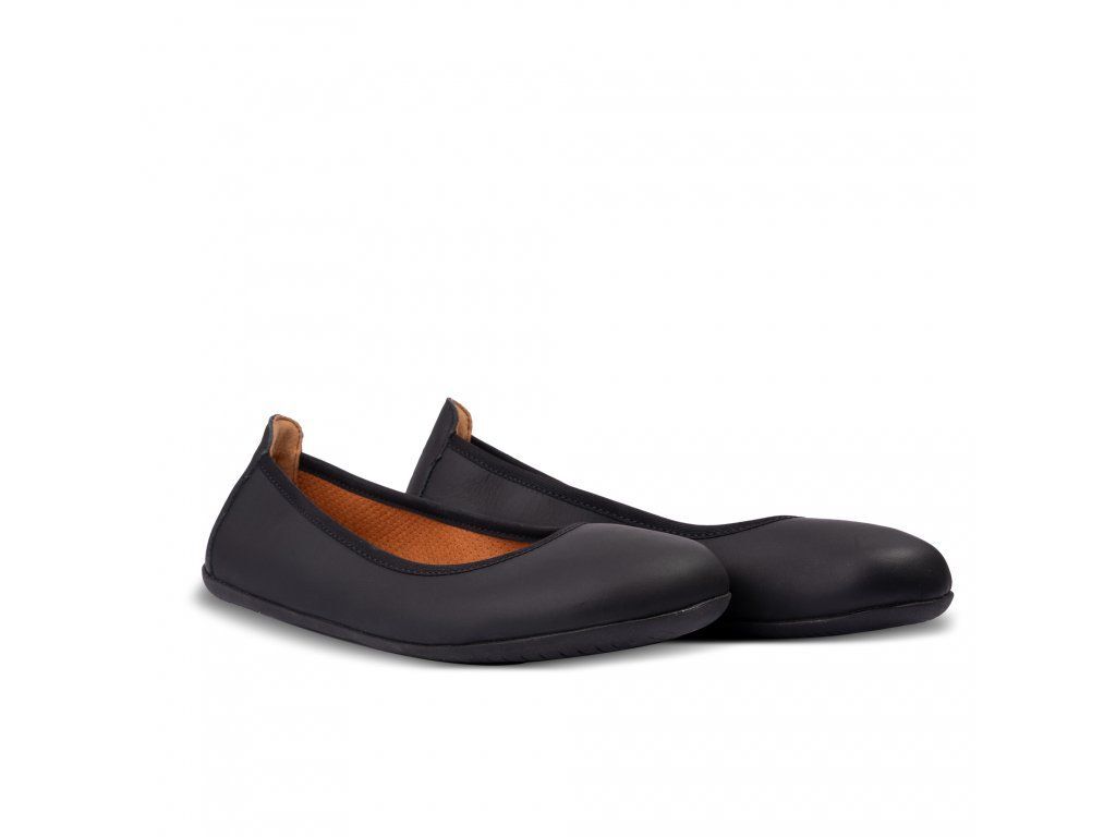 Aylla Simply Black schwarzer Barfuß-Ballerina Damen - Tragefoto Alltag