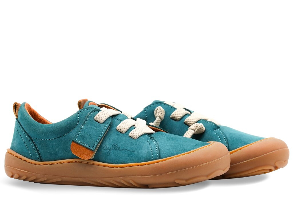 aylla | Keck Kids | petrol Aylla Keck Kids Petrol Barfußsneaker für Kinder
